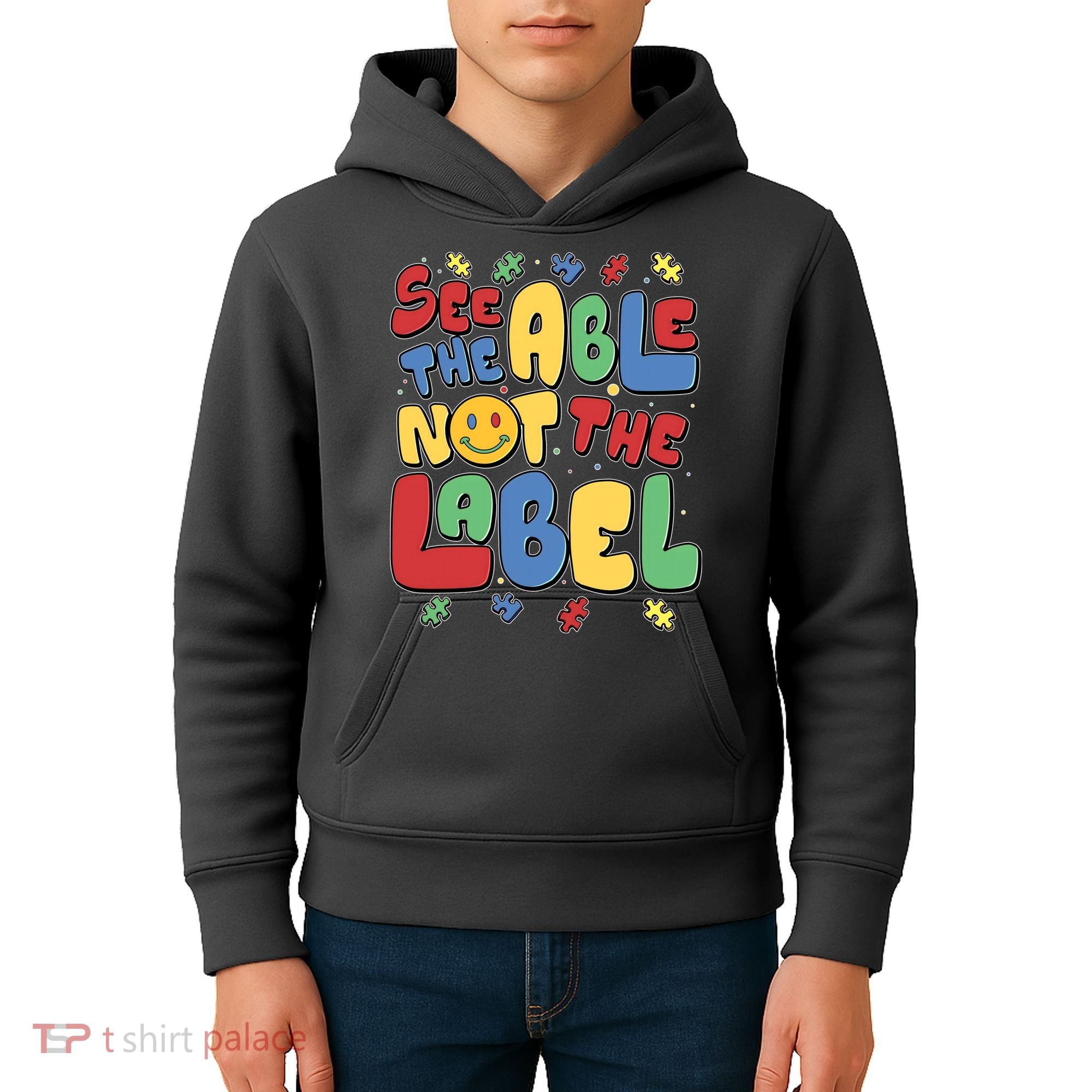 See The Able Not The Label Autism Awareness Kids Hoodie