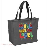 See The Able Not The Label Autism Awareness Tote Bag thumb 2