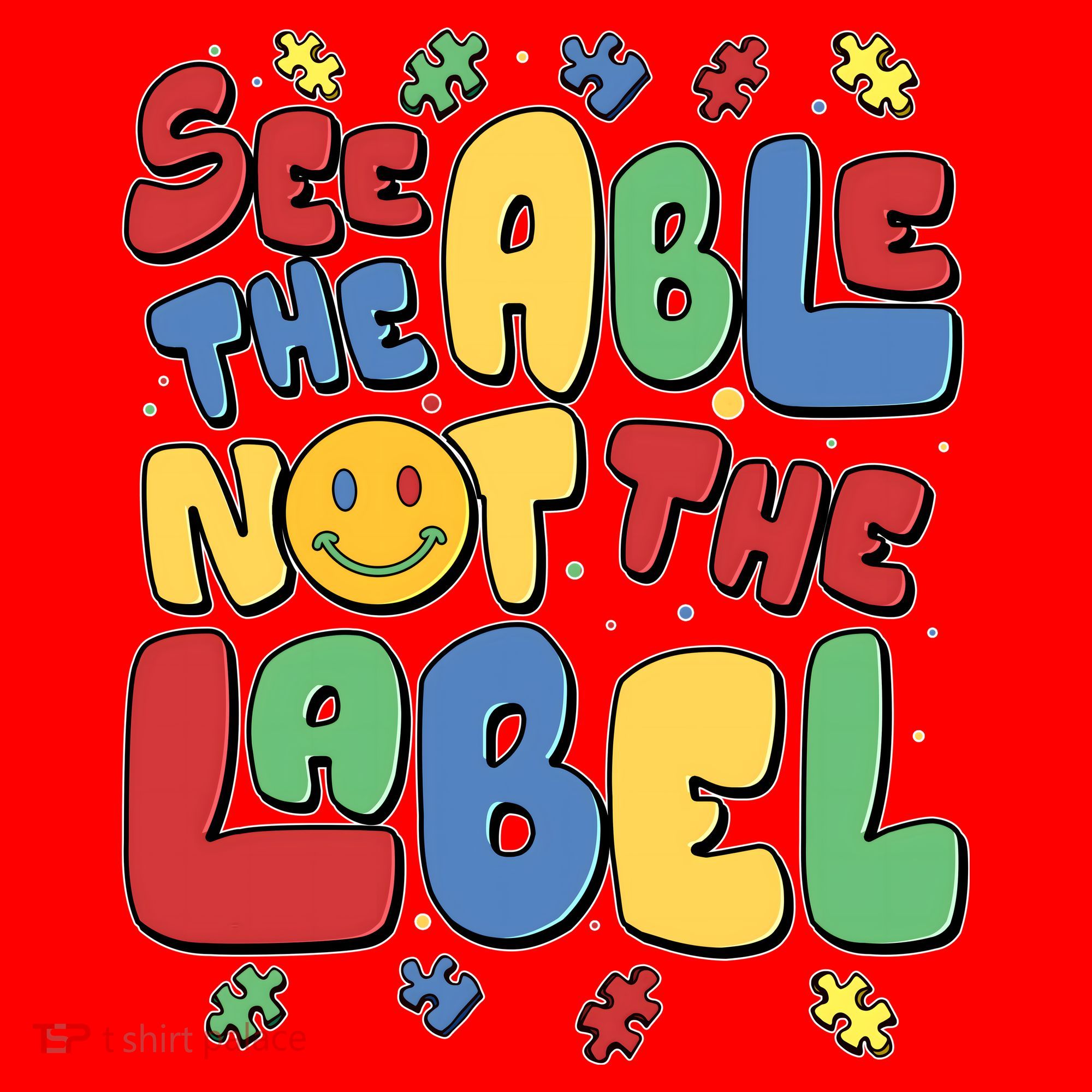 See The Able Not The Label Autism Awareness Santa Hat