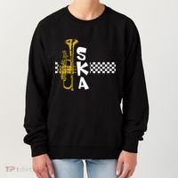 Ska Trumpet And Squares Women's Sweatshirt thumb 0