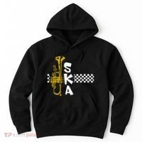 Ska Trumpet And Squares Hoodie thumb 0