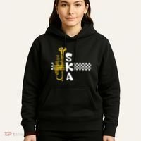 Ska Trumpet And Squares Hoodie thumb 5