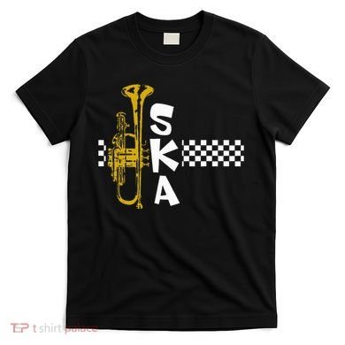 Ska Trumpet And Squares T-Shirt