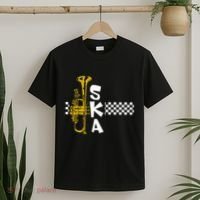 Ska Trumpet And Squares T-Shirt thumb 2