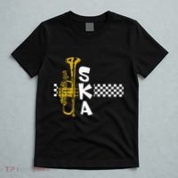 Ska Trumpet And Squares T-Shirt thumb 5