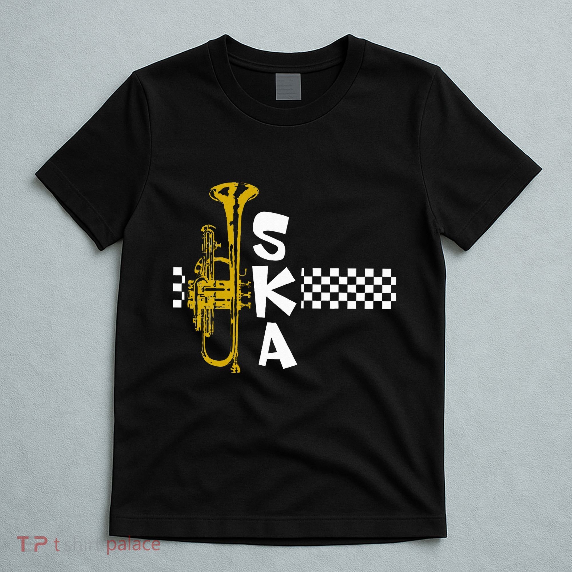 Ska Trumpet And Squares T-Shirt