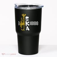 Ska Trumpet And Squares Tumbler thumb 0