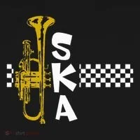 Ska Trumpet And Squares Ornament thumb 1