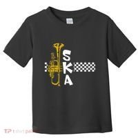 Ska Trumpet And Squares Toddler T-Shirt thumb 0