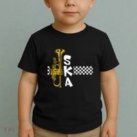 Ska Trumpet And Squares Toddler T-Shirt thumb 2
