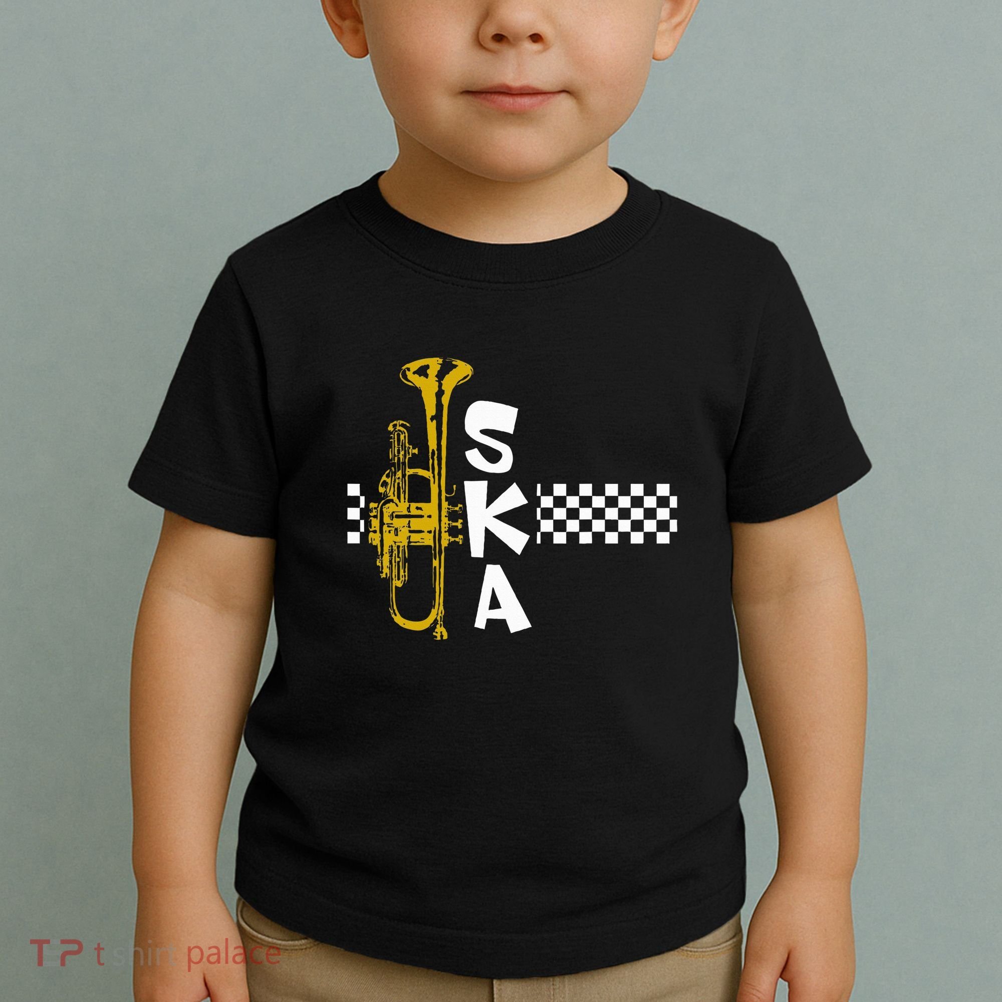 Ska Trumpet And Squares Toddler T-Shirt