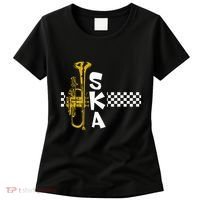 Ska Trumpet And Squares Women's T-Shirt thumb 0