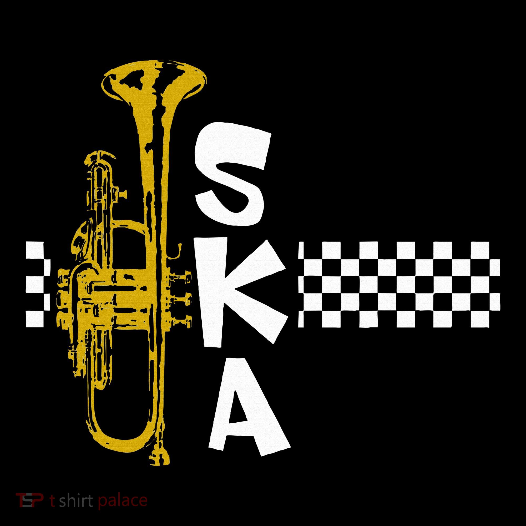 Ska Trumpet And Squares Kids Sweatshirt