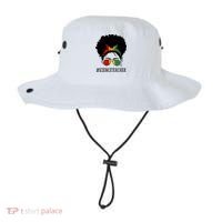 Science Teacher African Messy Bun Black History Month Cute Gift Bucket Hat thumb 0
