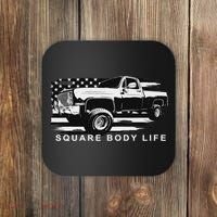 Squarebody Truck American Flag Square Body Coaster thumb 0