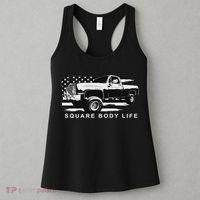 Squarebody Truck American Flag Square Body Women's Tank Top thumb 3