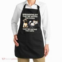 Springfield They Are Eating Dogs They Are Eating The Cats Apron thumb 2