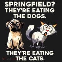 Springfield They Are Eating Dogs They Are Eating The Cats Women's Tank Top thumb 5