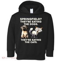 Springfield They Are Eating Dogs They Are Eating The Cats Toddler Hoodie thumb 0