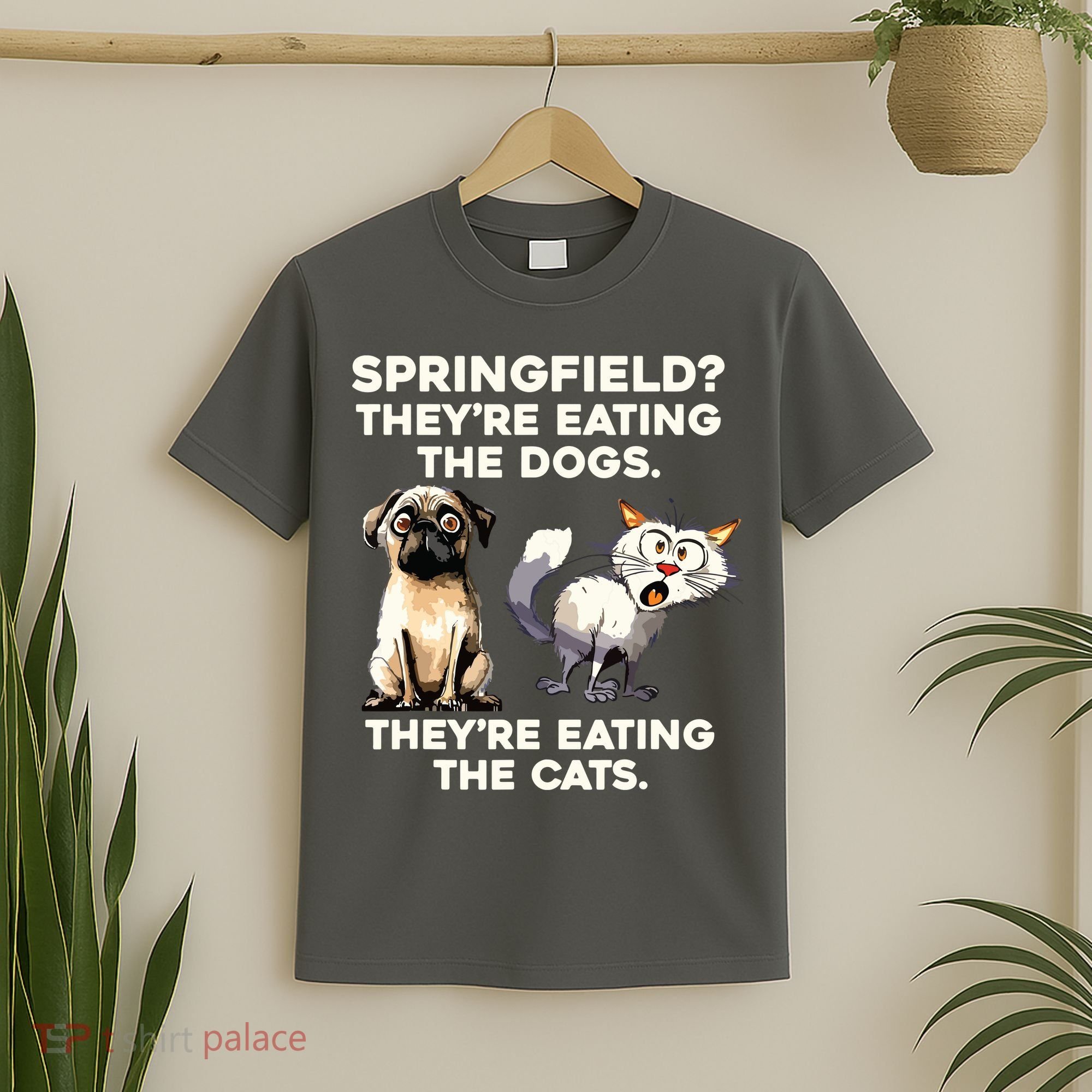 Springfield They Are Eating Dogs They Are Eating The Cats T-Shirt