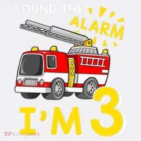 Sound The Alarm Im Three 3rd Birthday Firefighter Lover Mousepad thumb 1