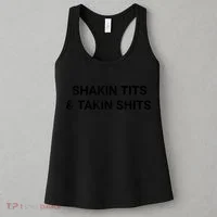 Shaking Tits And Taking Shits Women's Tank Top thumb 3