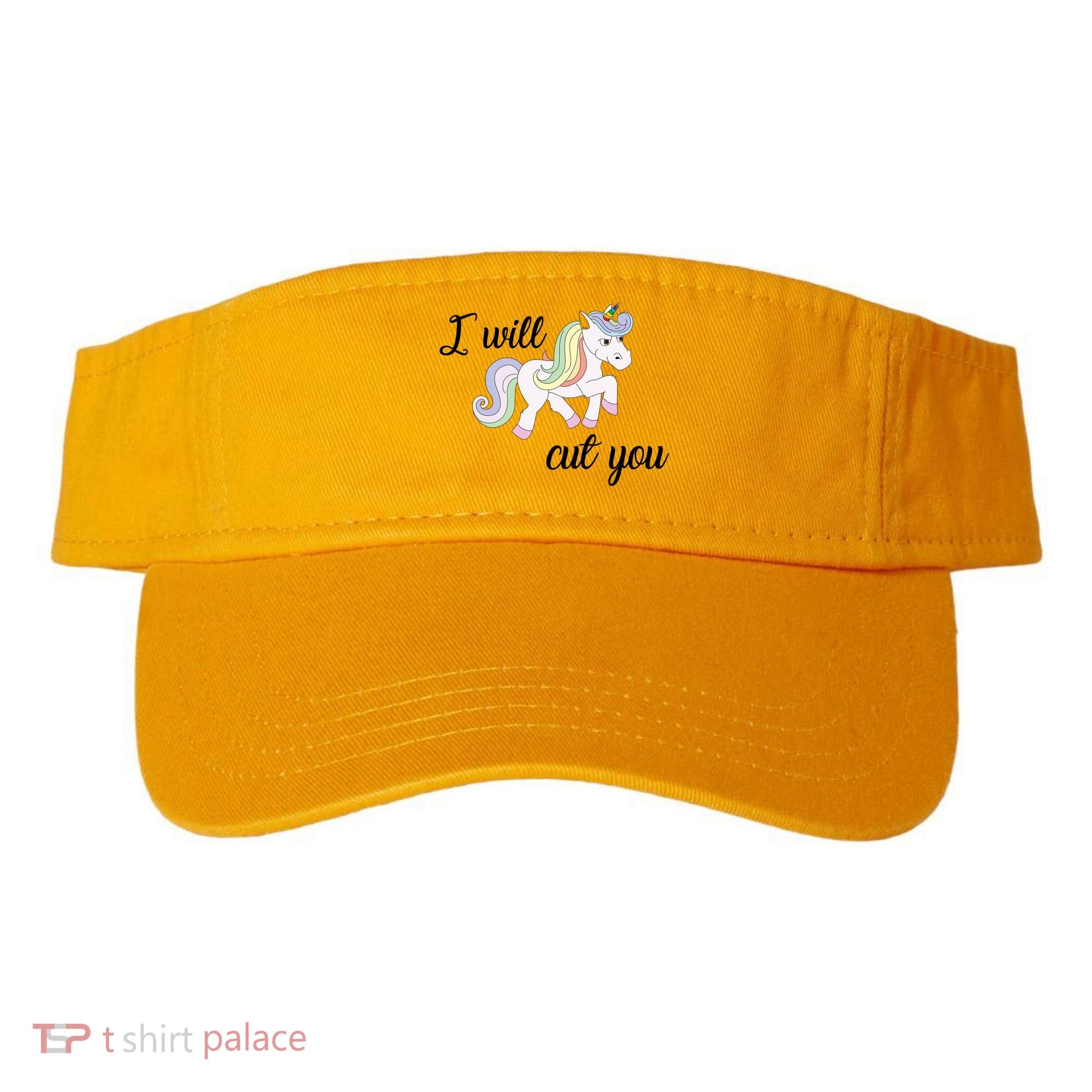 Stabby Unicorn I Will Cute You Visor