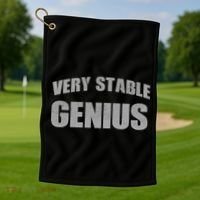 Stable Genius Golf Towel thumb 1