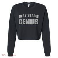 Stable Genius Cropped Pullover Crew thumb 0