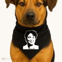 Stacey Abrams Portrait USA-Made Doggie Bandana thumb 1