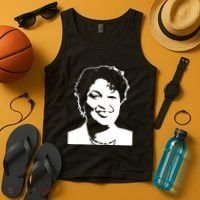 Stacey Abrams Portrait Tank Top thumb 4