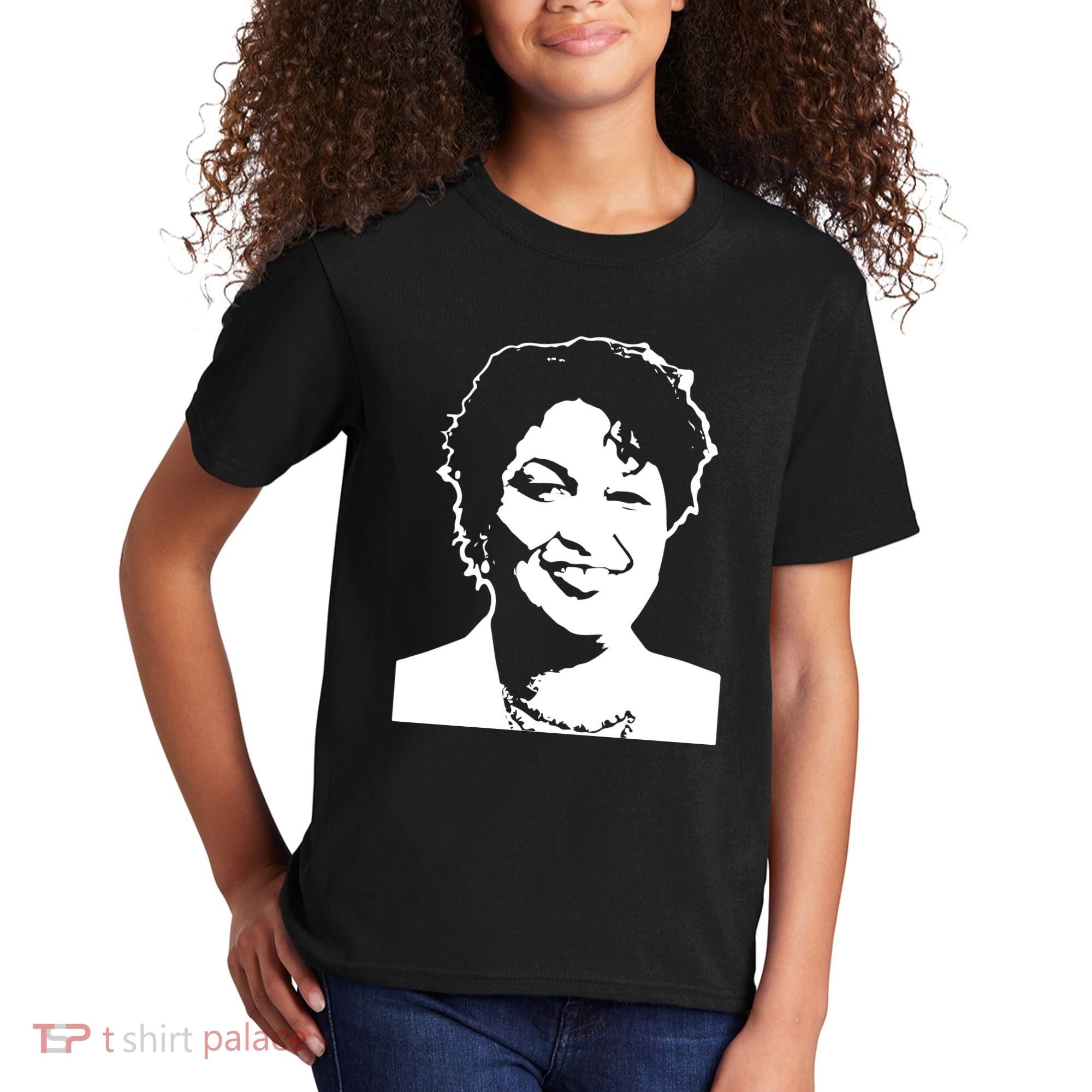 Stacey Abrams Portrait Kids T-Shirt