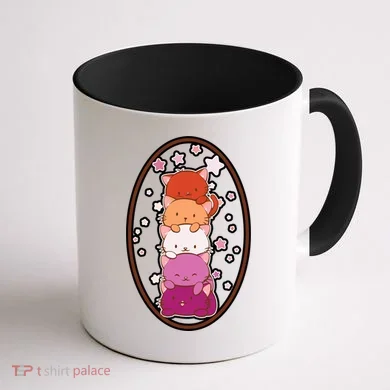 Stack-O-Cats Coffee Mug back