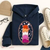 Stack-O-Cats Hoodie thumb 4