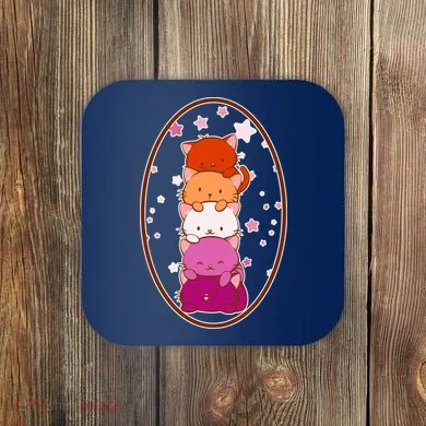 Stack-O-Cats Coaster