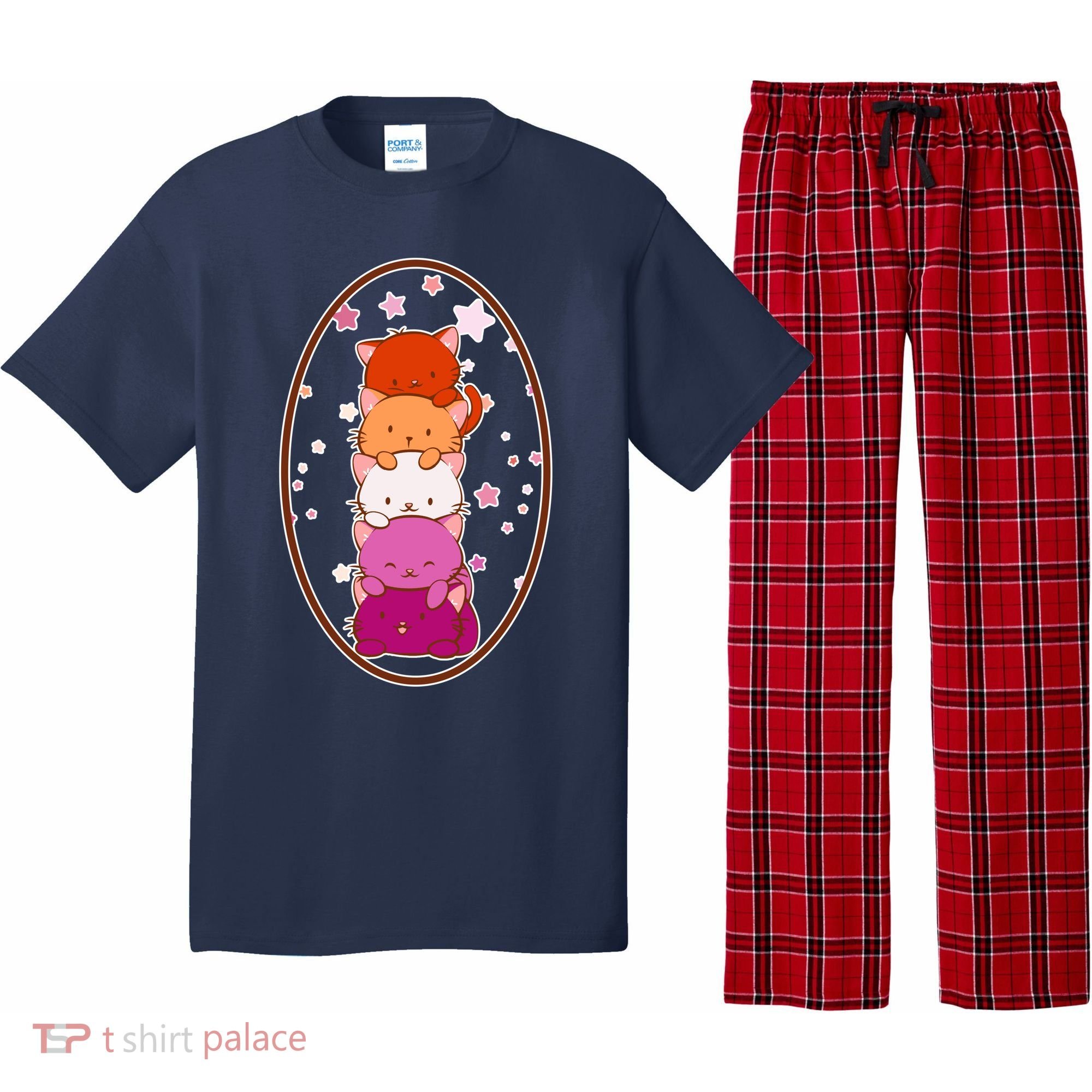 Stack-O-Cats Pajama Set