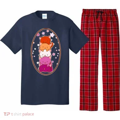 Stack-O-Cats Pajama Set