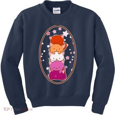 Stack-O-Cats Kids Sweatshirt