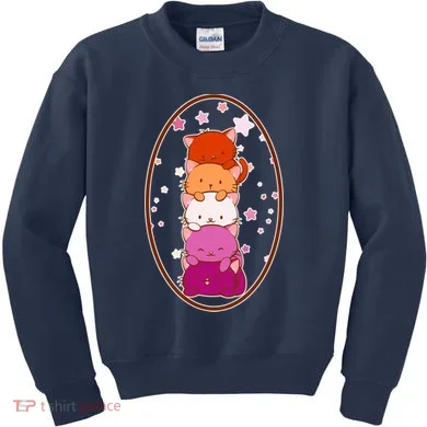 Stack-O-Cats Kids Sweatshirt