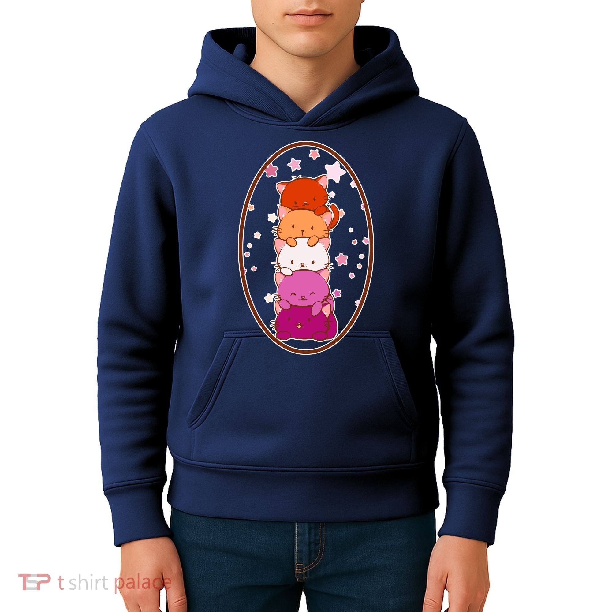 Stack-O-Cats Kids Hoodie