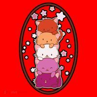 Stack-O-Cats Santa Hat thumb 1