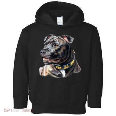 Stafford Bull Terrier Toddler Hoodie