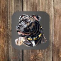 Stafford Bull Terrier Coaster thumb 0