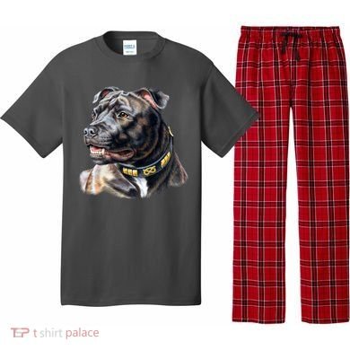Stafford Bull Terrier Pajama Set