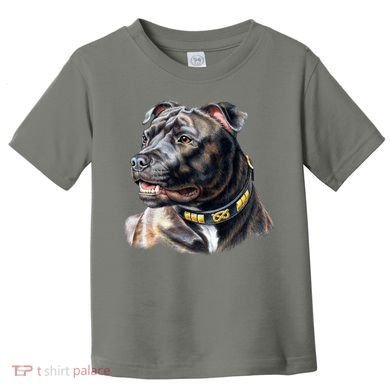 Stafford Bull Terrier Toddler T-Shirt