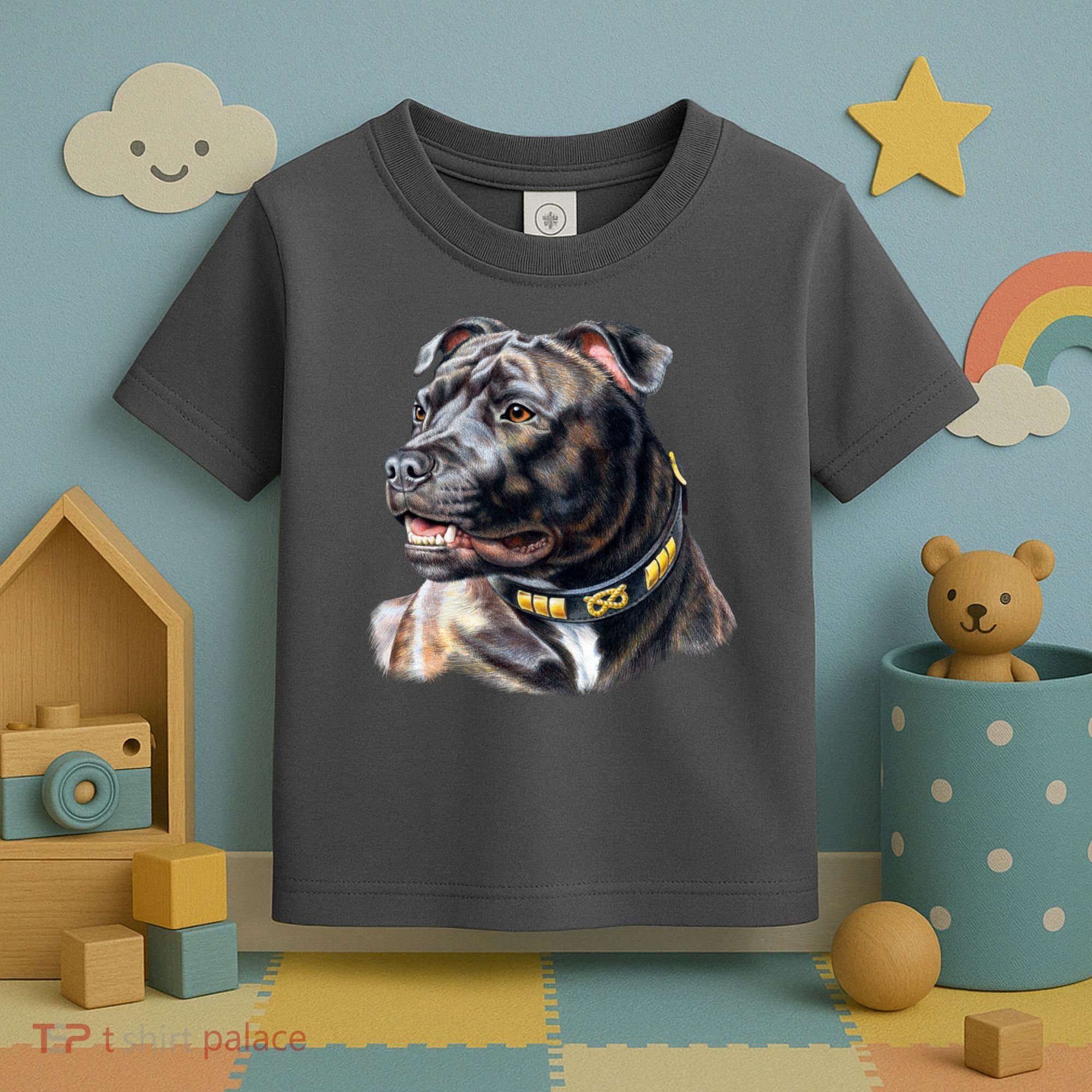 Stafford Bull Terrier Toddler T-Shirt