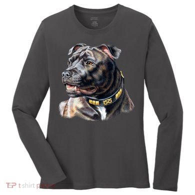 Stafford Bull Terrier Women's Long Sleeve Shirt