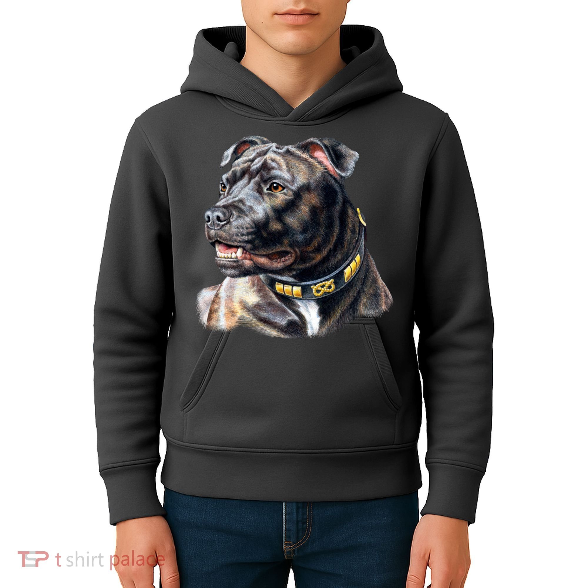 Stafford Bull Terrier Kids Hoodie
