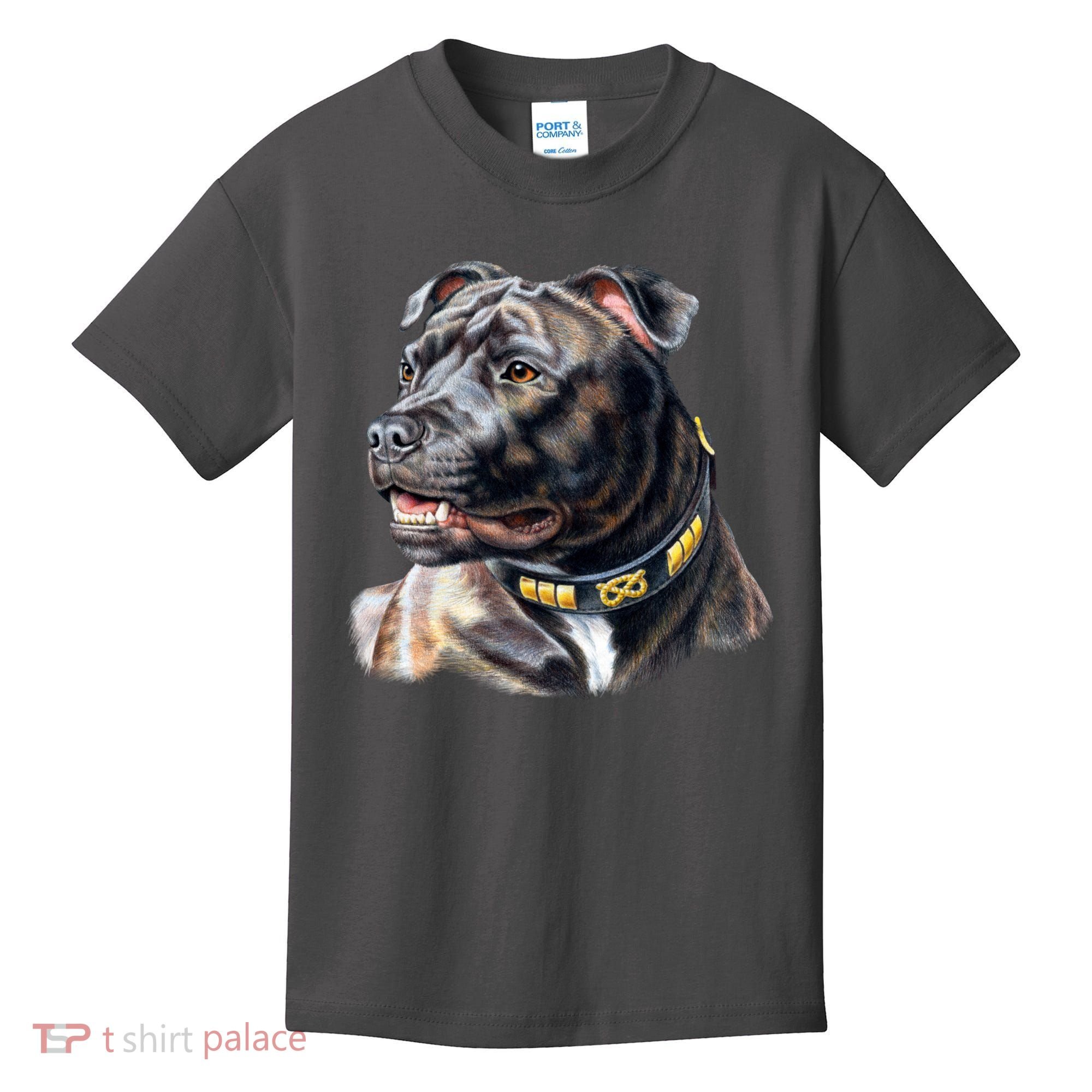 Stafford Bull Terrier Kids T-Shirt