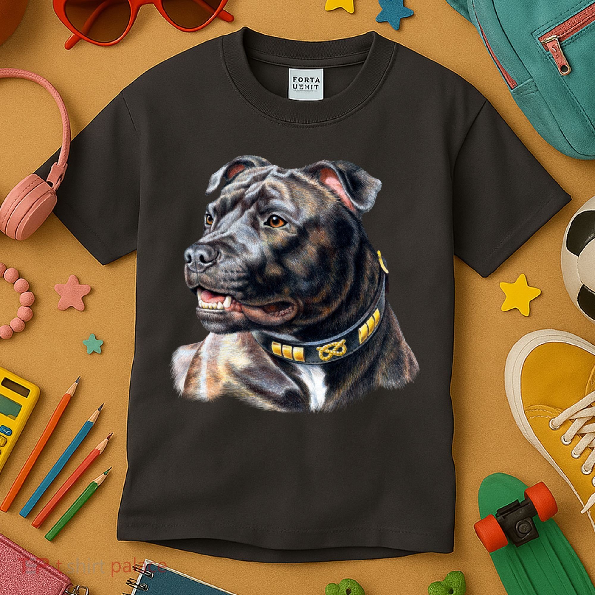 Stafford Bull Terrier Kids T-Shirt